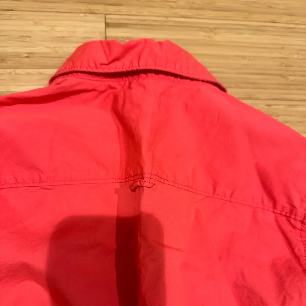 H&M LOGG Boys Red Button Down Shirt Long Sleeve Size 11-12